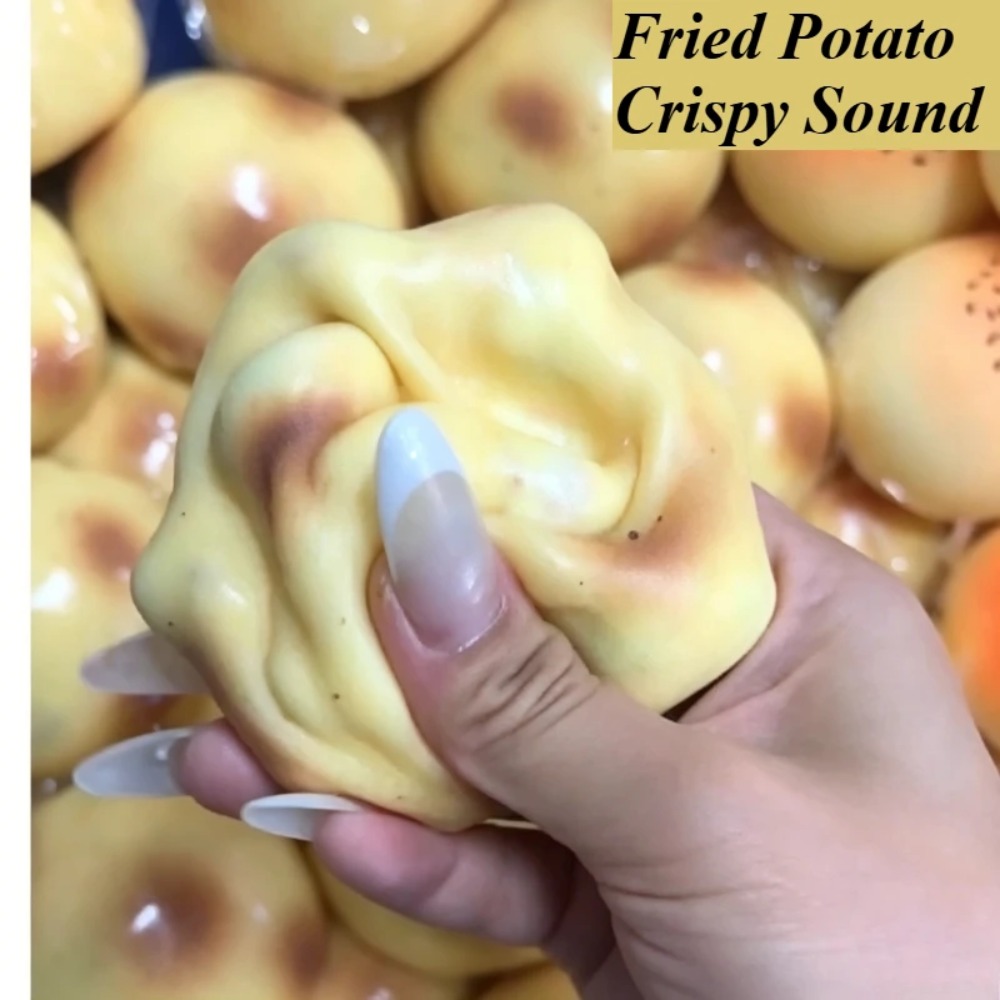 Party Games Event - Fried Potato Shaped Squishy Toy Crispy