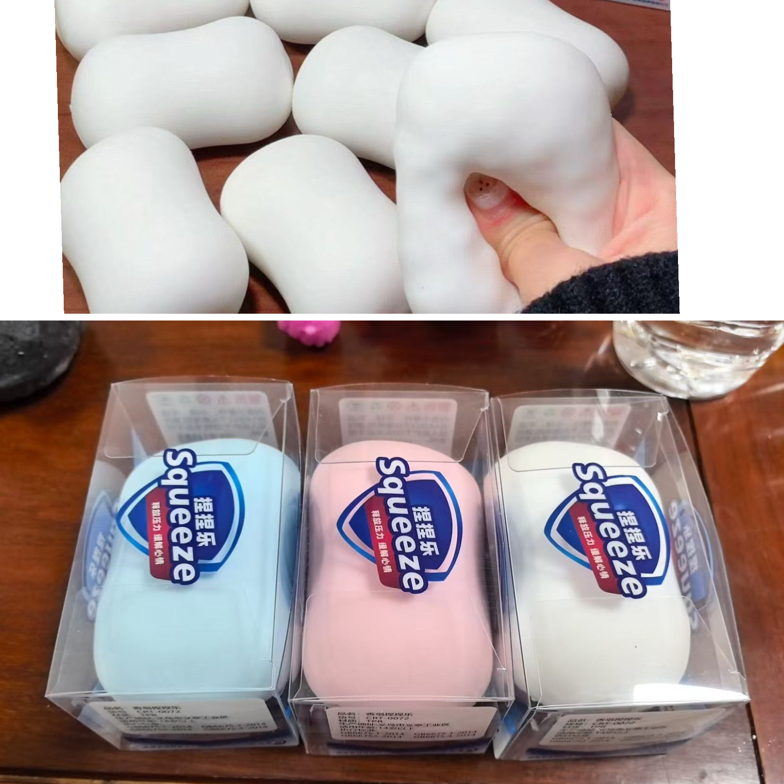 Party Games For Adults And Kids - Handmade Simulated Soap Crispy Stress Ball