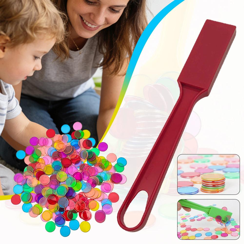 Party Games Bingo - Montessori Magnetic Chips for Bingo Wand