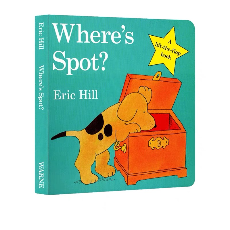 Party Games New Year - Where's Spot? Lift-the-Flap Card Books, Interactive