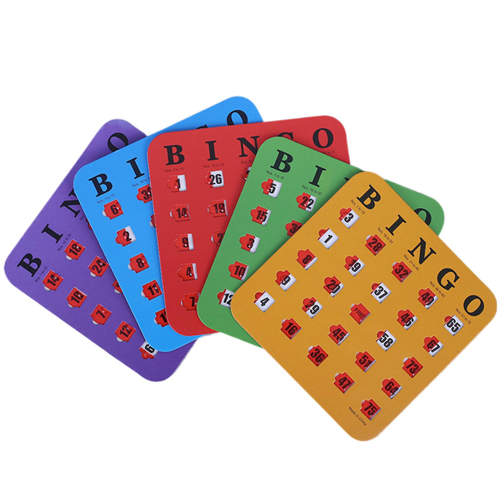 Party Games Bingo - Bingo Cards Reusable Fingertip Logic Thinking