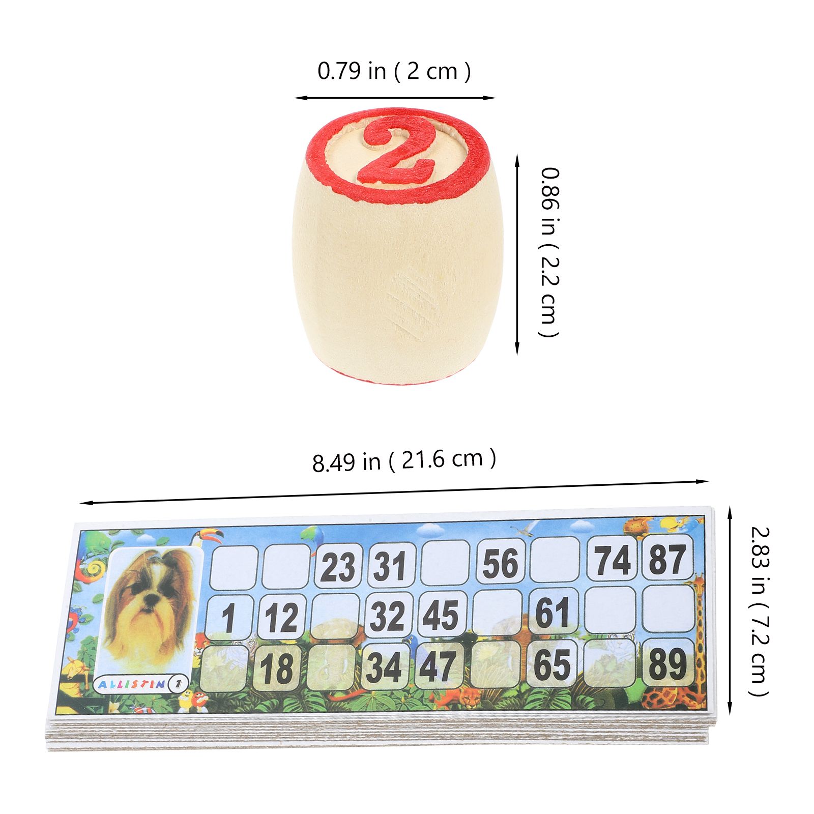 1 set Wooden Number Chess Piec - Party Games Bingo ulasan dan harga