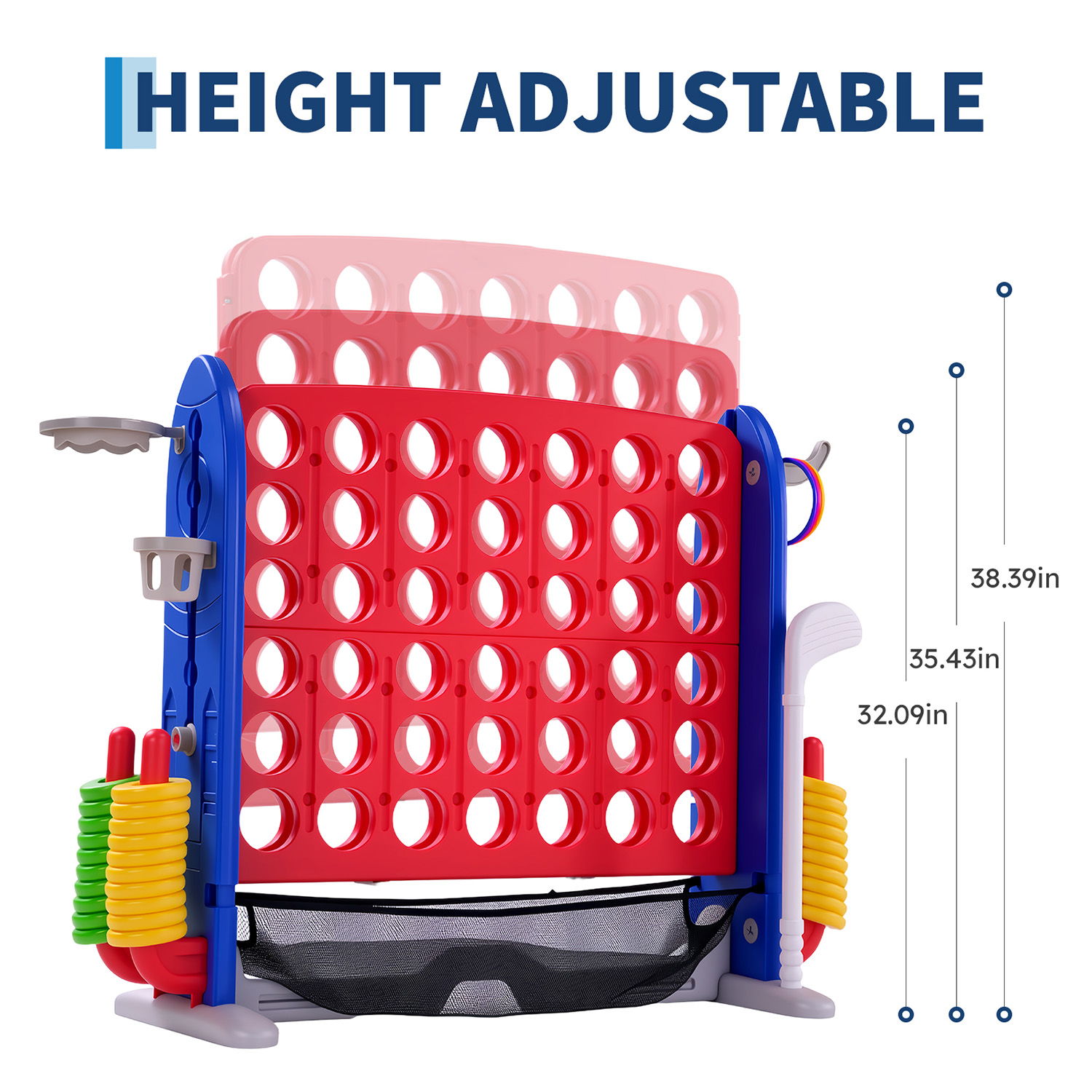 4-in-1 Giant Connect Game Set  - Giant Connect Four ulasan dan harga
