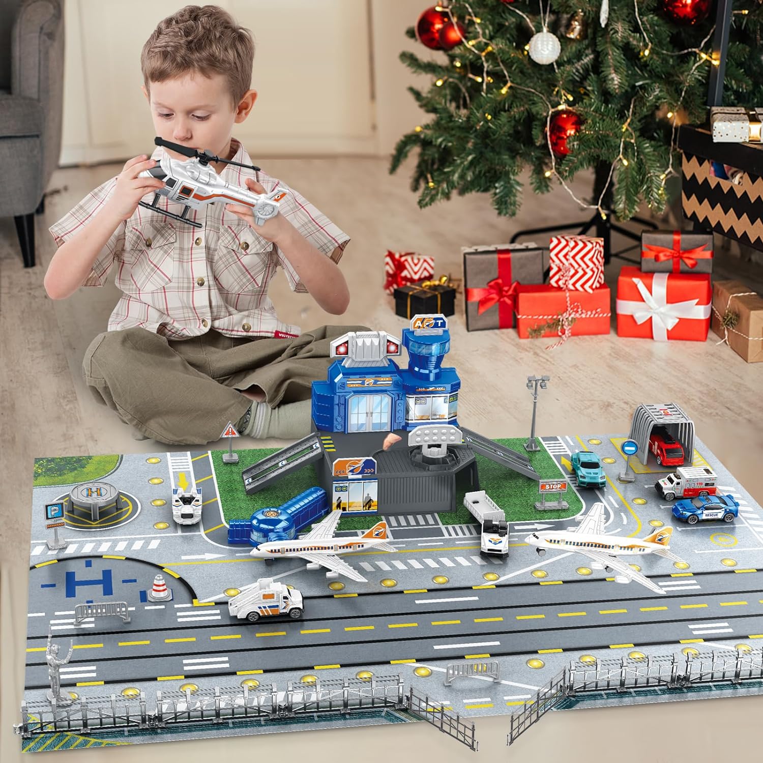 Children's Airport Scene Toy S - Party Games New Year ulasan dan harga