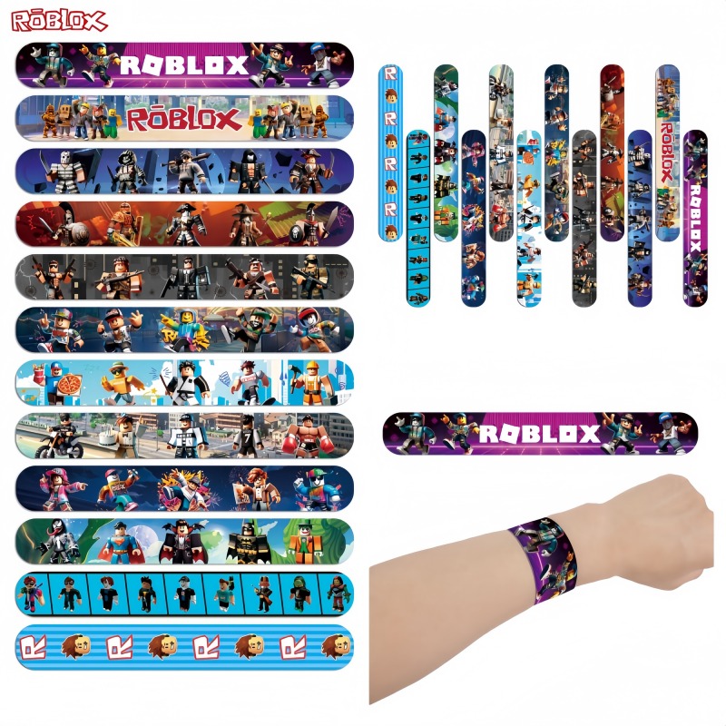 12/24Pcs Roblox Game Elasticit - Party Games In Roblox ulasan dan harga