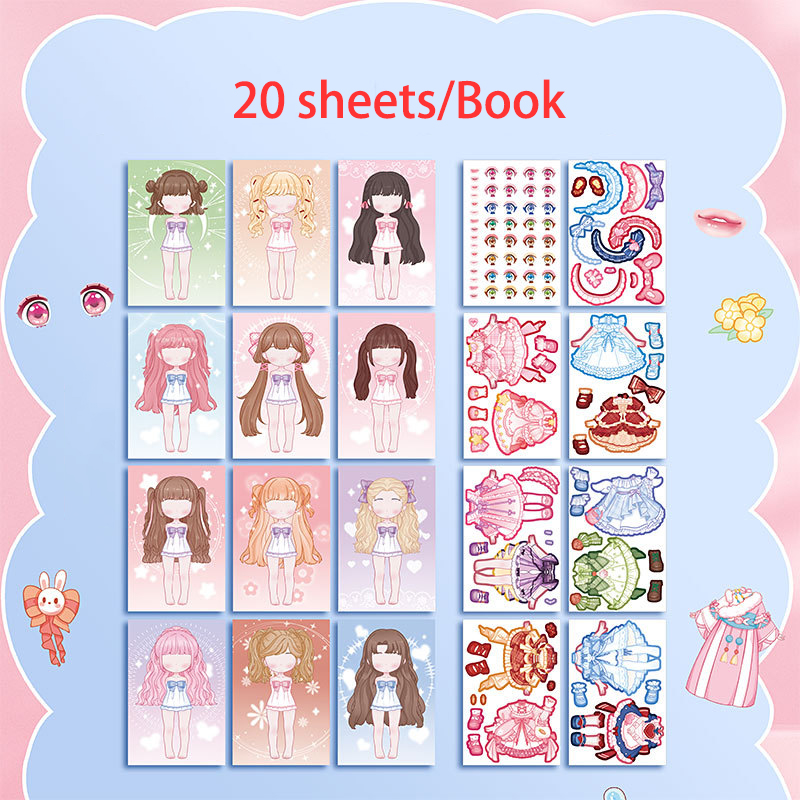 20Pcs/Book Clothing Matching S - Book Party Games ulasan dan harga