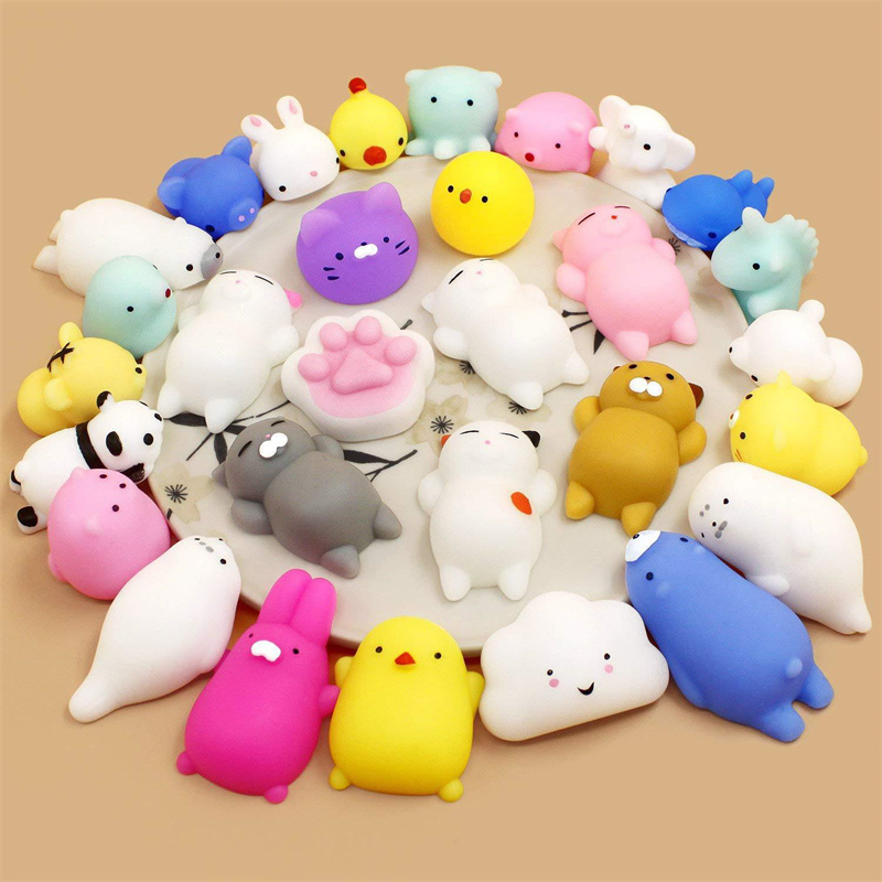 Relief Toys 10-20PCS Mochi Squ - Party Games Kids Birthday ulasan dan harga