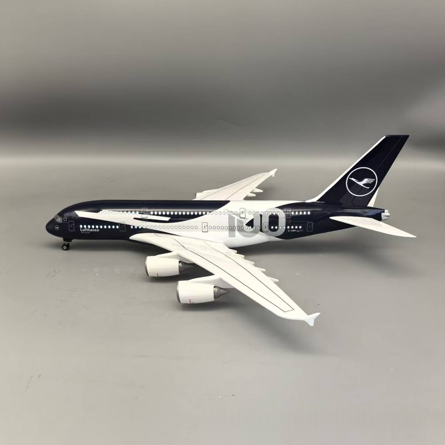 New 45cm Lufthansa A380 100 Ye - Party Games New Year ulasan dan harga