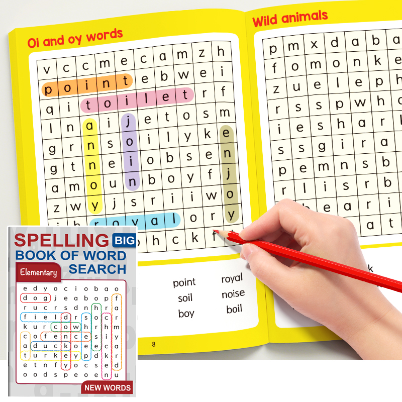 32-Page Word Search Game Book, - Party Games New Year ulasan dan harga