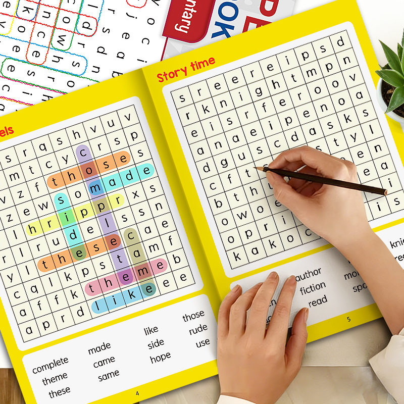 32-Page Word Search Game Book, - Party Games New Year ulasan dan harga