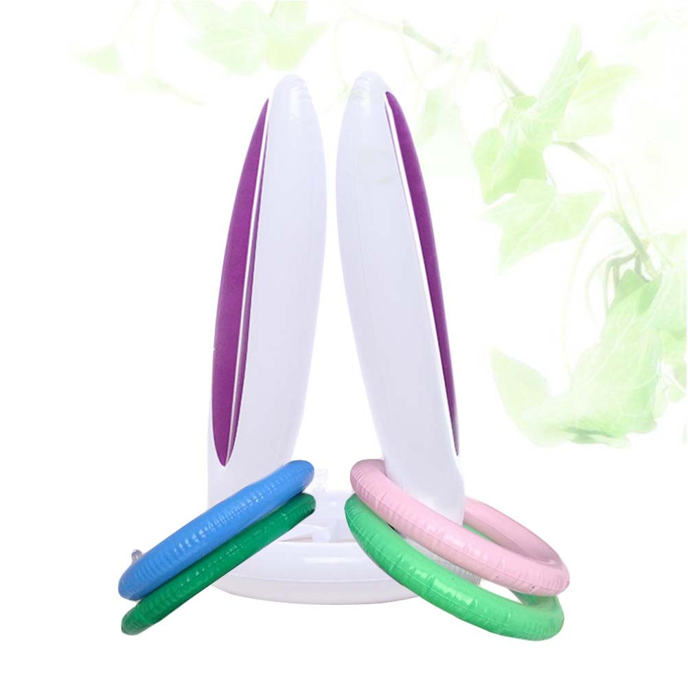 5Pcs Inflatable Bunny Ring Tos - Party Games Easy Kids ulasan dan harga