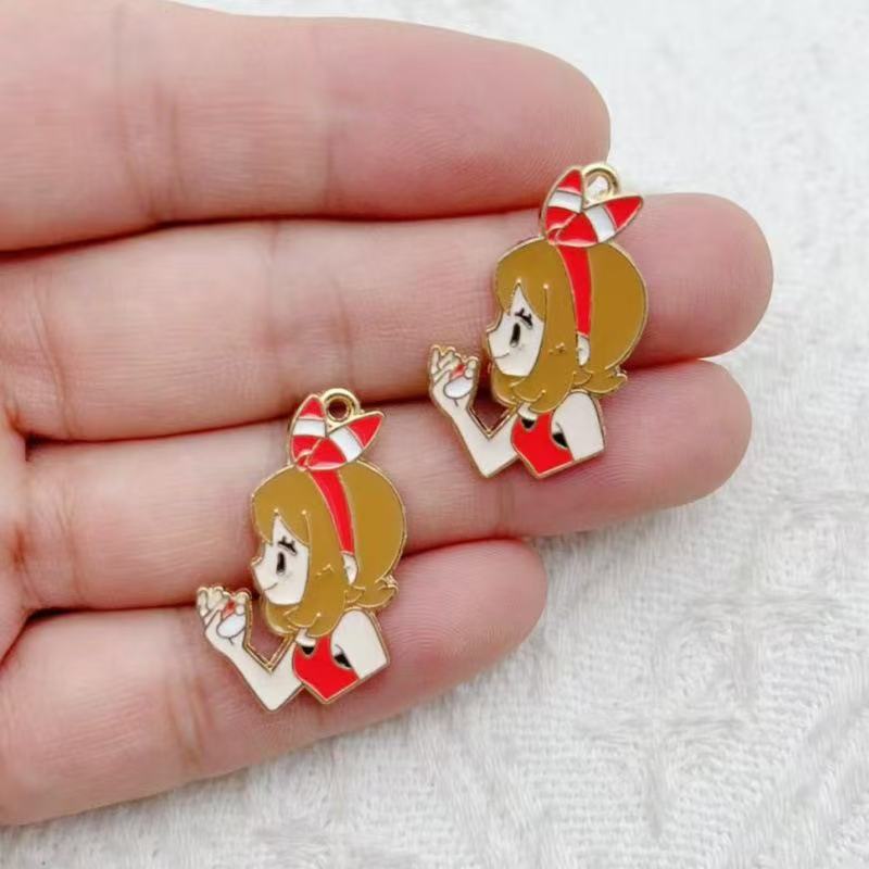 10pcs Cartoon Girl Drip Oil Al - Party Games Event ulasan dan harga