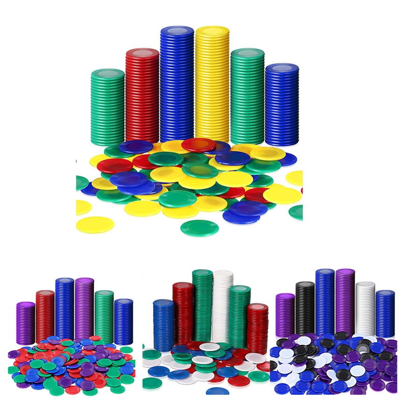 400 Pieces Plastic Poker Chips - Party Games Bingo ulasan dan harga