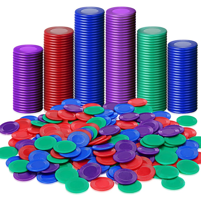 400 Pieces Plastic Poker Chips - Party Games Bingo ulasan dan harga