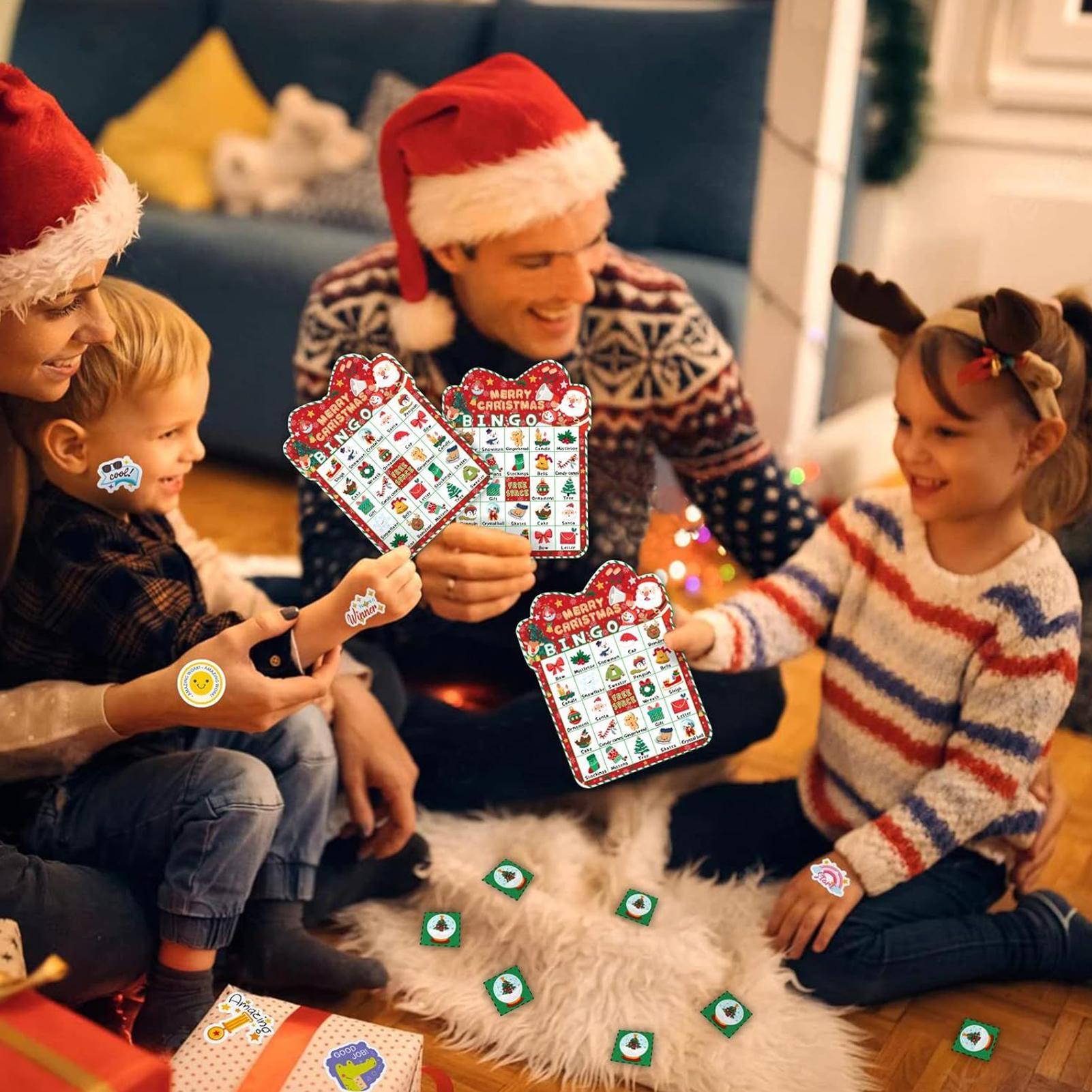 Christmas Bingo Cards Kids Chr - Party Games Bingo ulasan dan harga