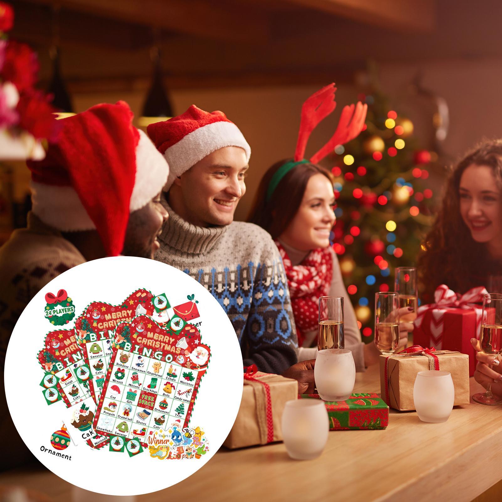 Christmas Bingo Cards Kids Chr - Party Games Bingo ulasan dan harga