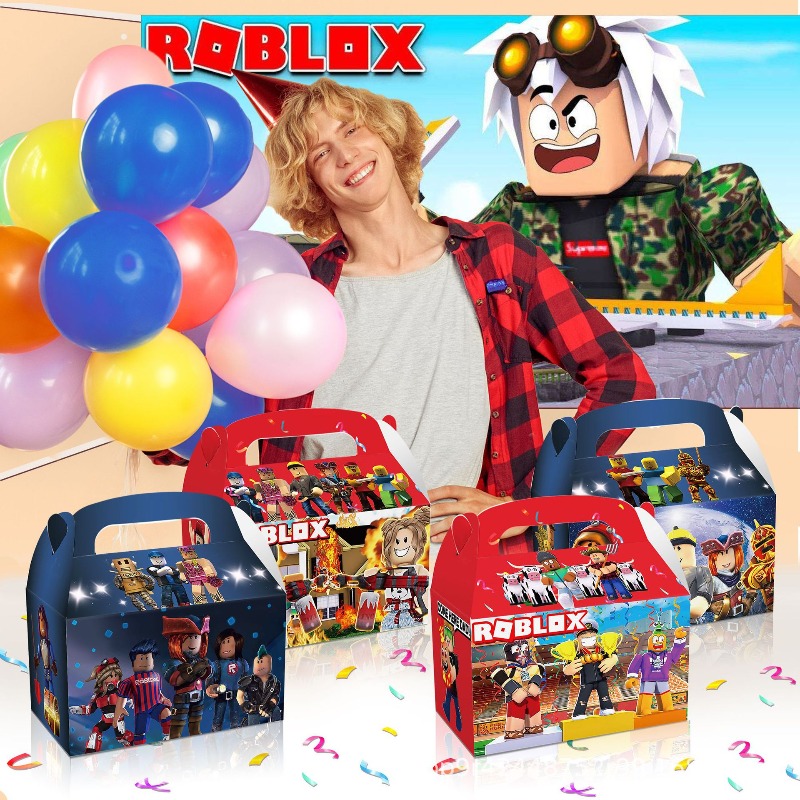 12Pcs/Set Roblox Theme Game Bi - Party Games In Roblox ulasan dan harga