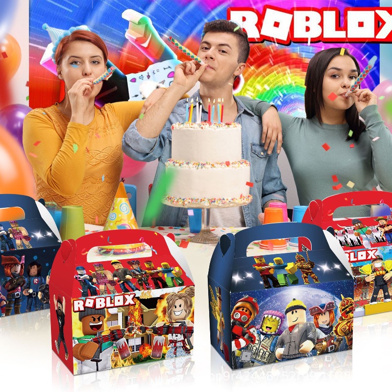 12Pcs/Set Roblox Theme Game Bi - Party Games In Roblox ulasan dan harga