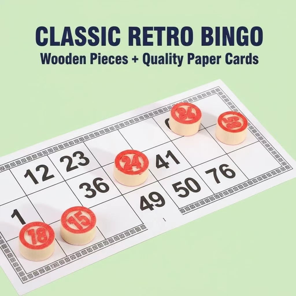 Vintage Russian Lotto Bingo Ga - Party Games Bingo ulasan dan harga
