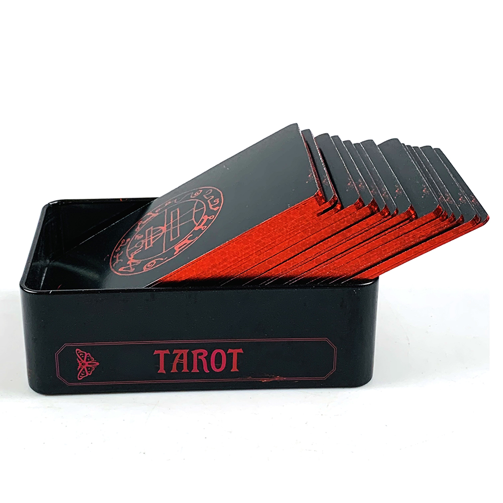 Occult Tarot In A Tin Metal Bo - Book Party Games ulasan dan harga