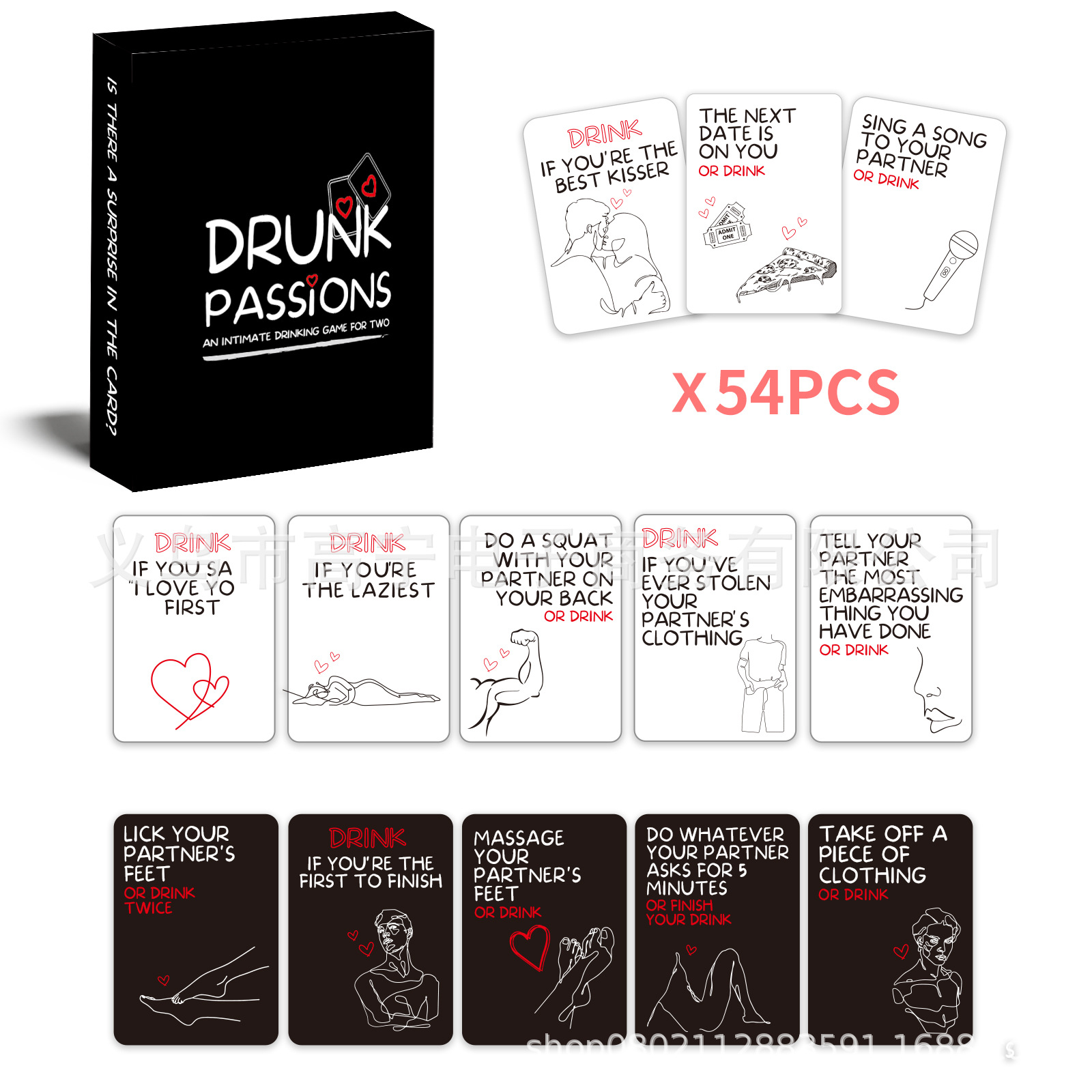 Drunk Passions Lovers Couples  - Party Games Night ulasan dan harga