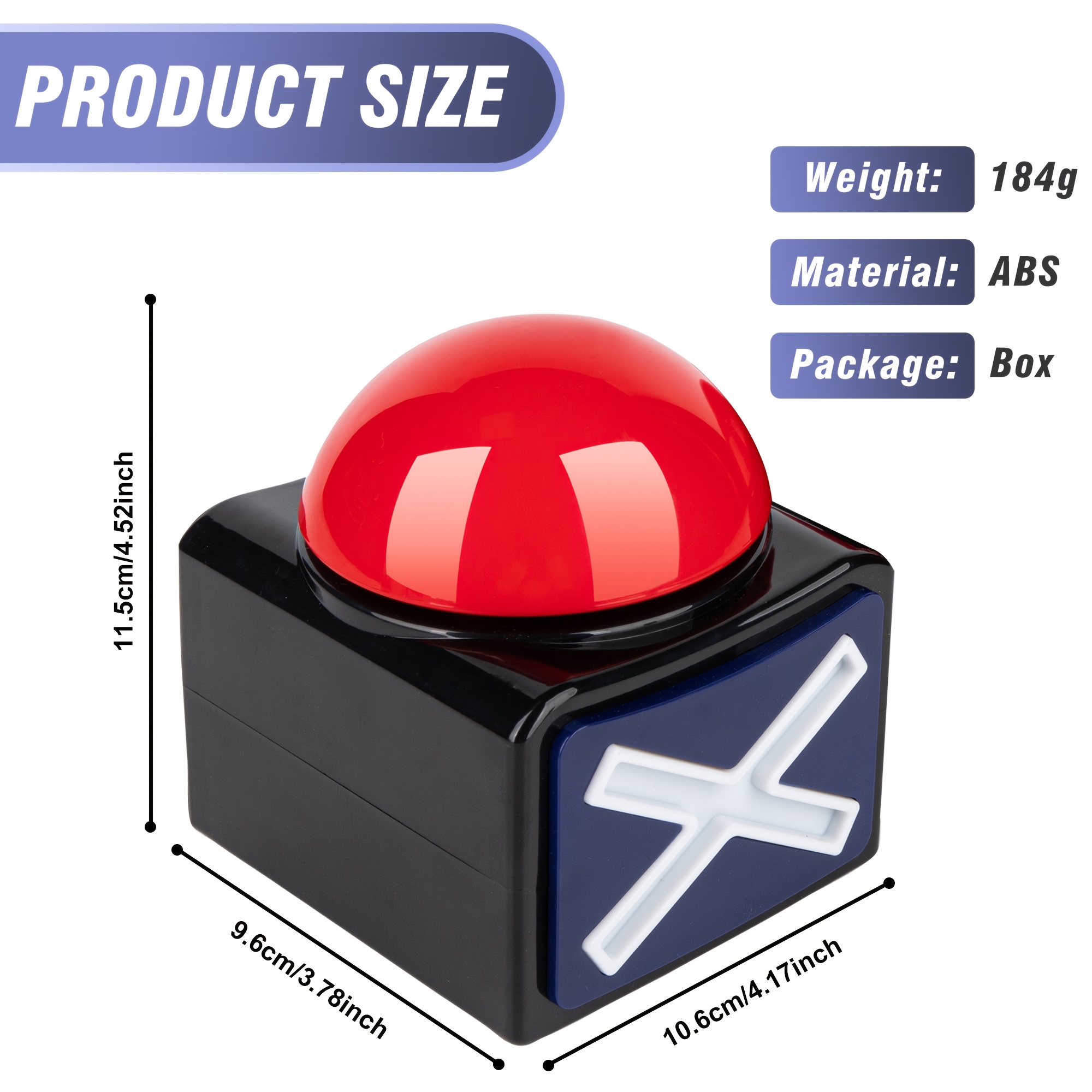 Black and Red Light-Up Sound B - Party Games Night ulasan dan harga