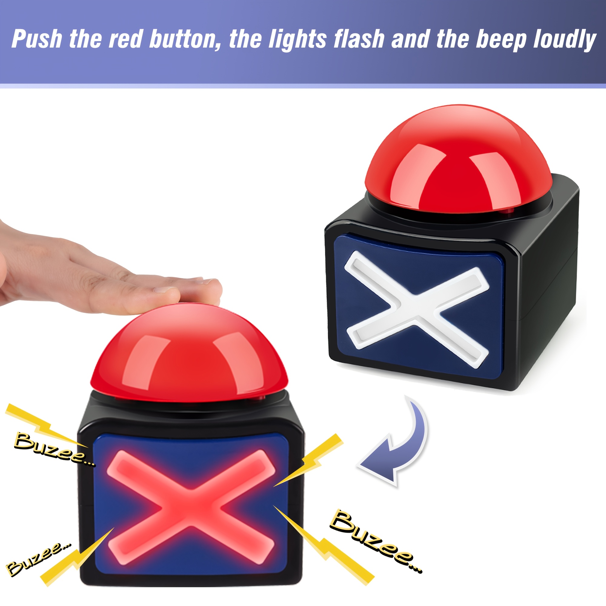 Black and Red Light-Up Sound B - Party Games Night ulasan dan harga