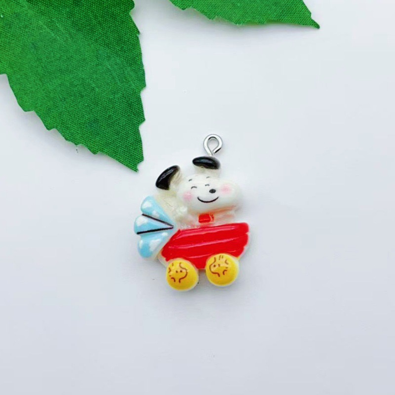 12pcs resin cartoon dog pendan - Party Games Event ulasan dan harga
