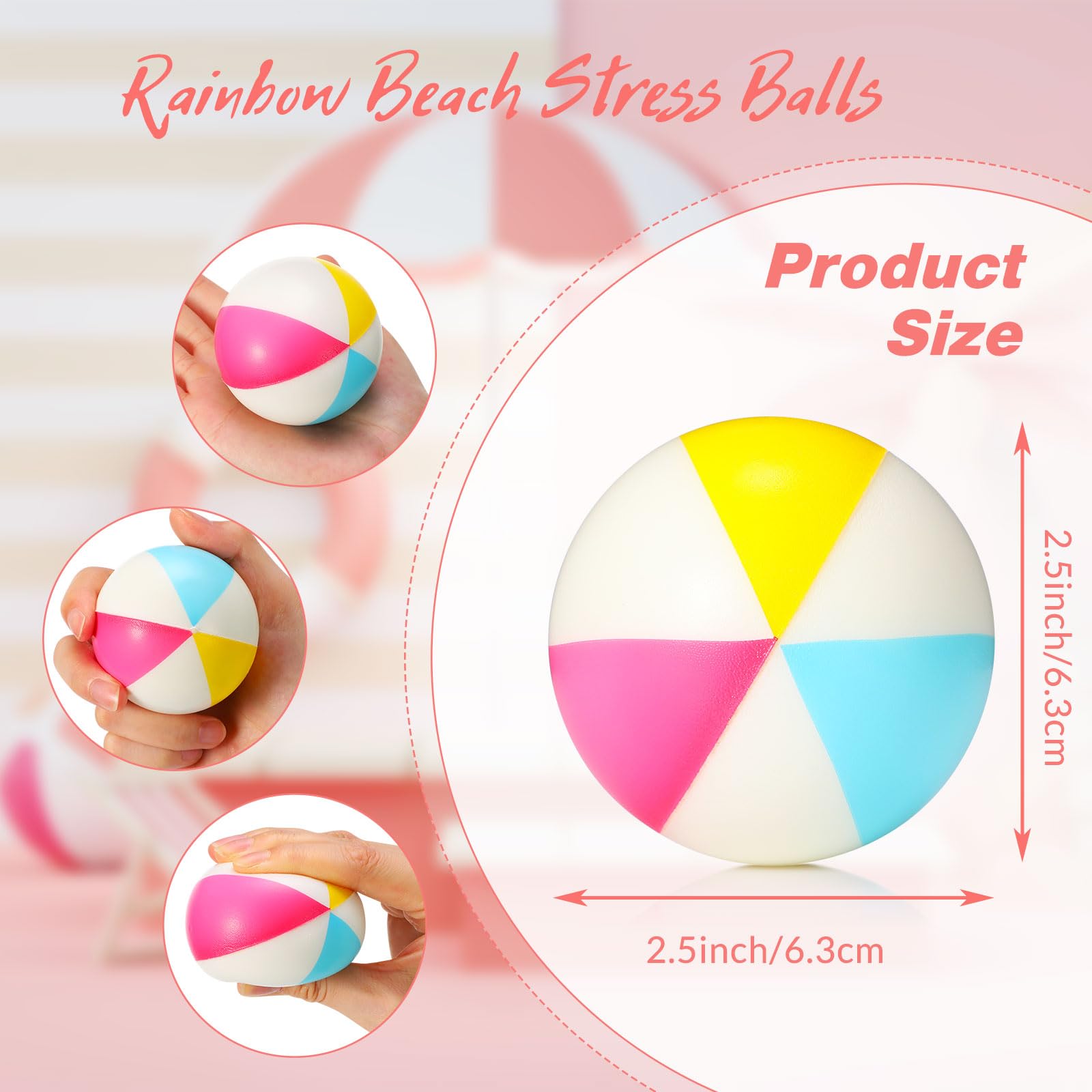 Mini Beach Stress Balls Foam P - Party Games Kids Birthday ulasan dan harga