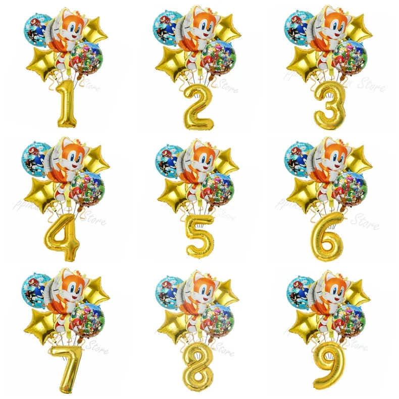 6PCS Anime Shadow Cartoon Ball - Party Games Good ulasan dan harga