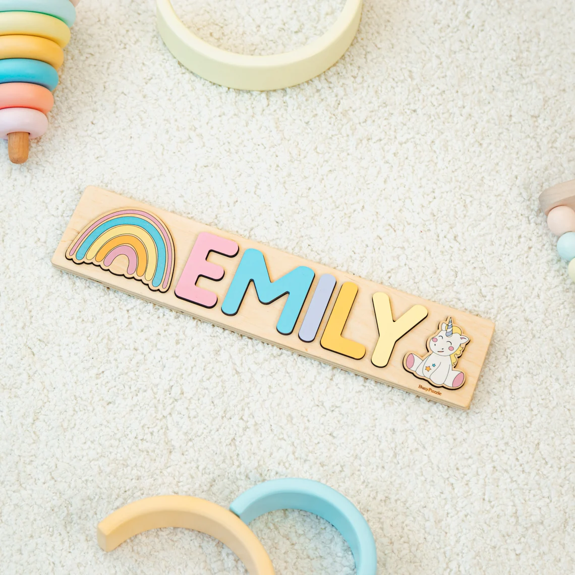 Personalized Name Puzzle With  - Party Games Baby Shower ulasan dan harga