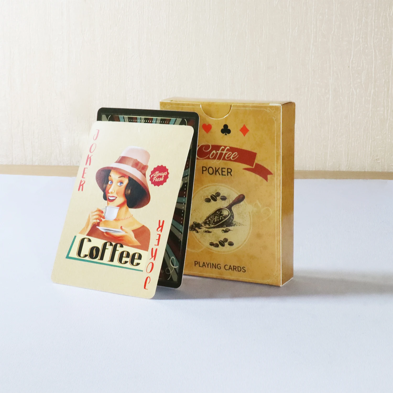 Coffee Paper Playing Cards Vin - Book Party Games ulasan dan harga