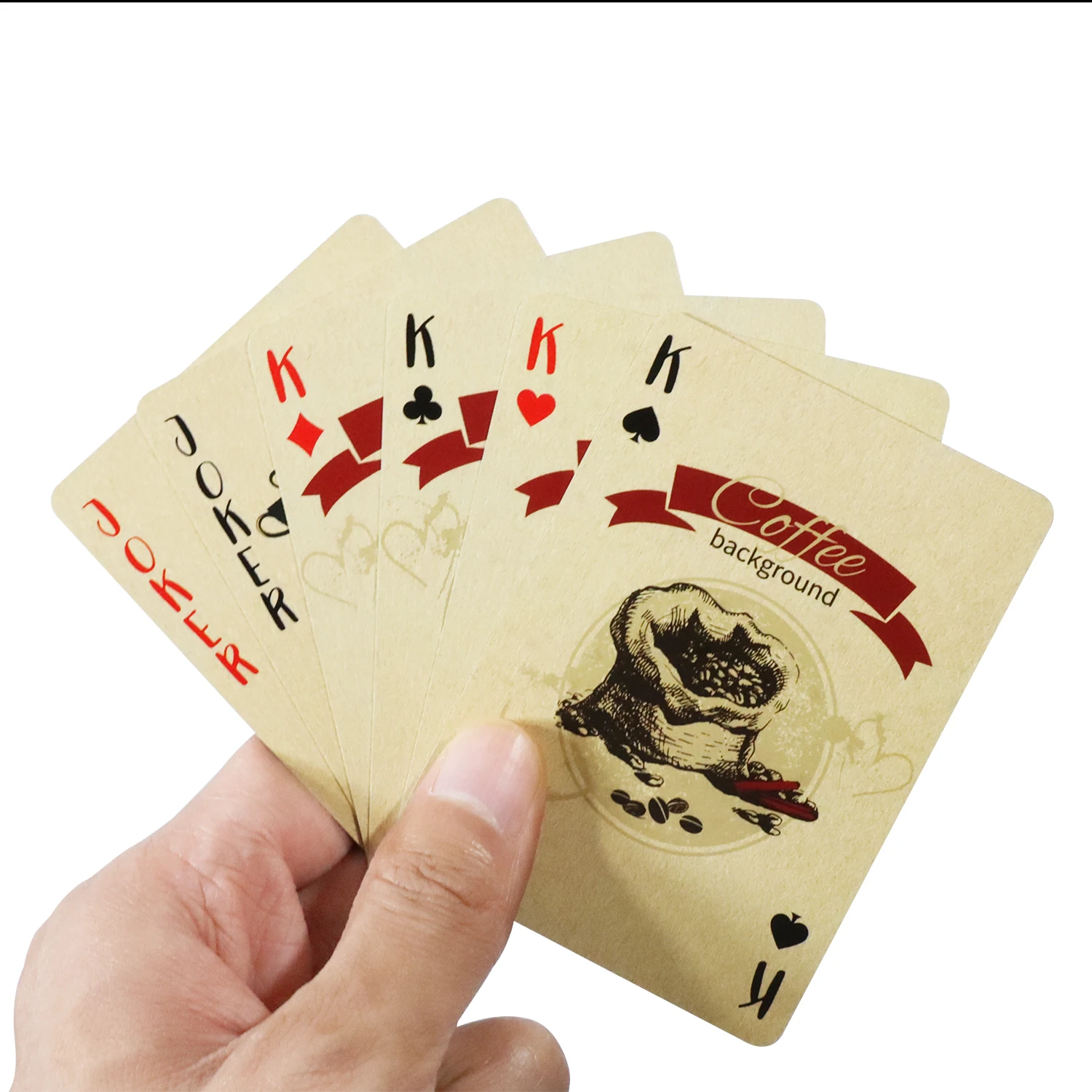 Coffee Paper Playing Cards Vin - Book Party Games ulasan dan harga