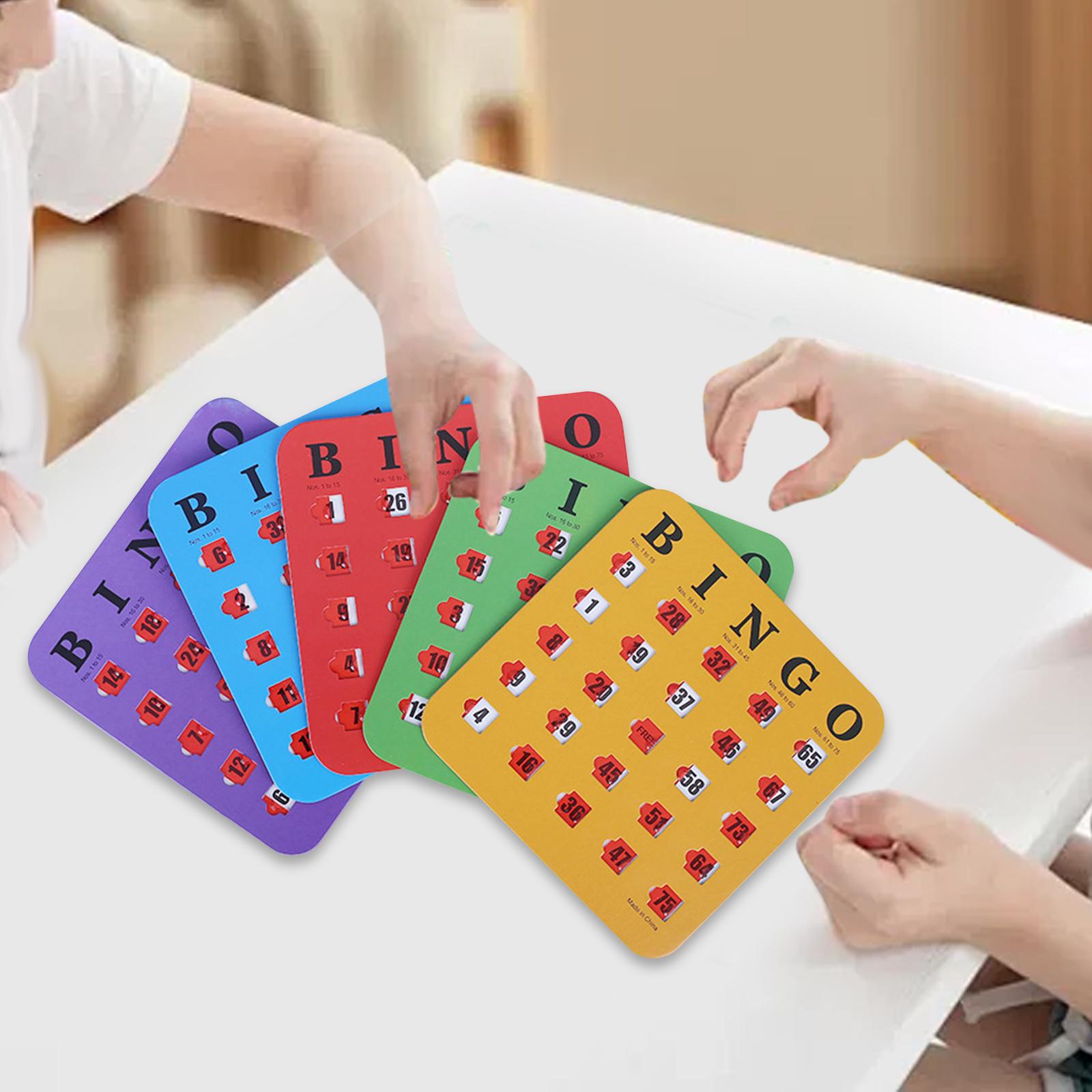 5 Pieces Large Print Bingo Car - Party Games Bingo ulasan dan harga