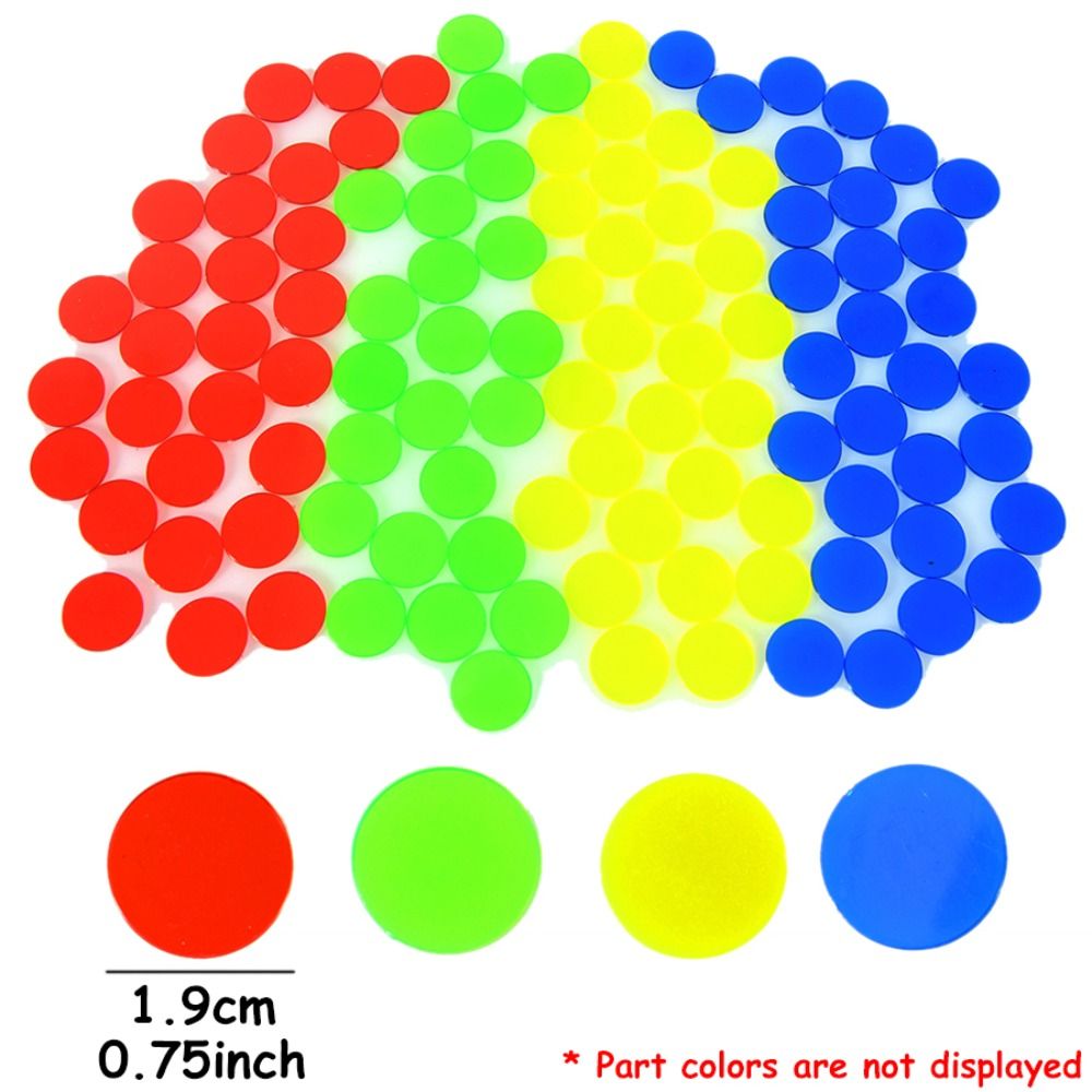 100Pcs New Plastic Round Count - Party Games Bingo ulasan dan harga