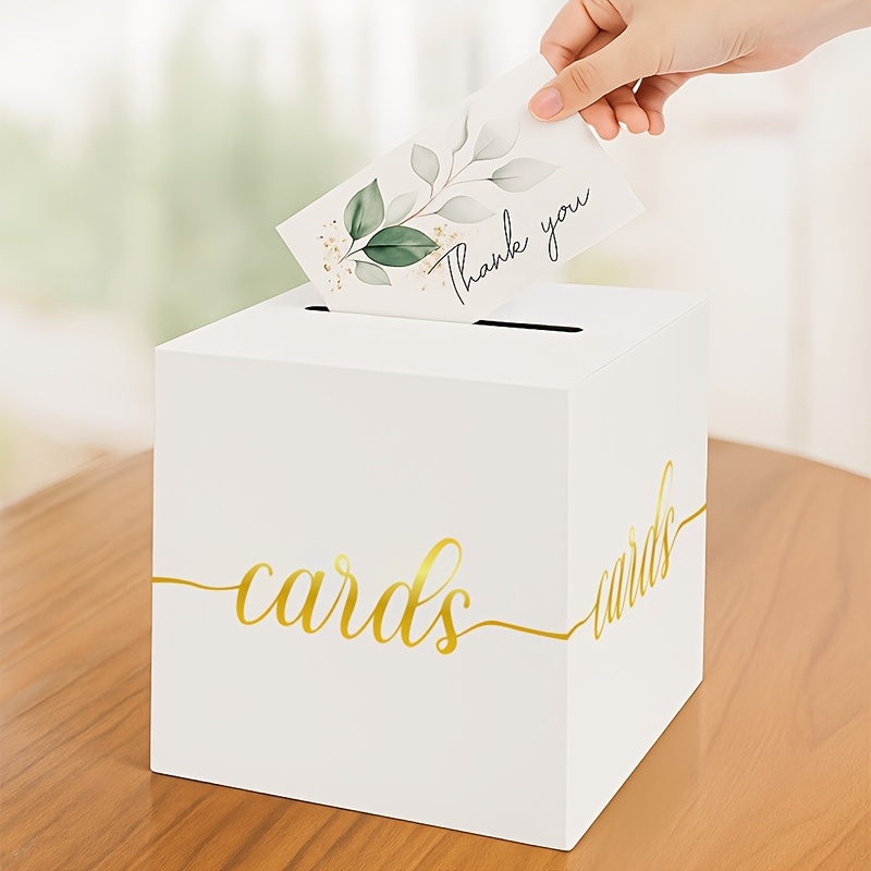 4pcs White Wedding Card with G - Party Games Baby Shower ulasan dan harga