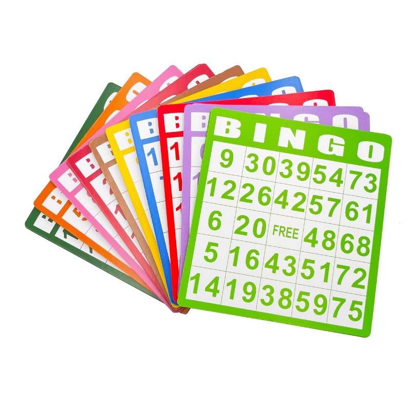 50/100Pcs Non Repeating Bingo  - Party Games Bingo ulasan dan harga