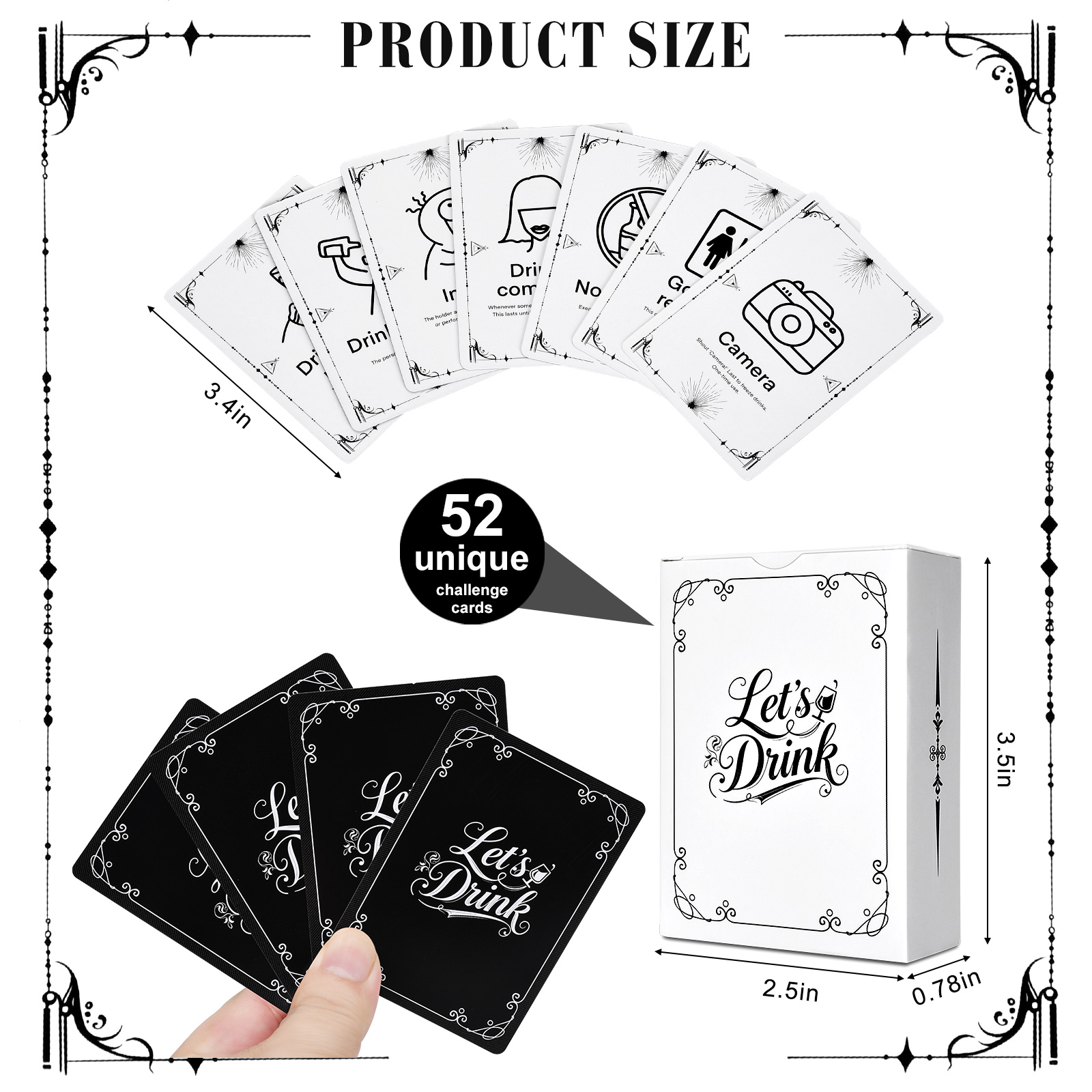 Adult Drinking Game Cards – 52 - Party Games Night ulasan dan harga