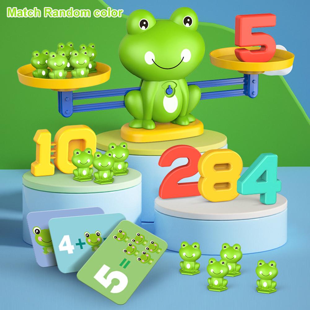 1Set Frog Balance Scale Cards  - Party Games Kids Birthday ulasan dan harga
