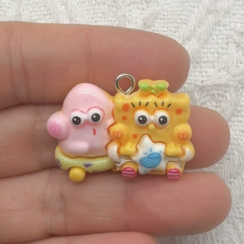 10pcs cartoon resin pendant, D - Party Games Event ulasan dan harga