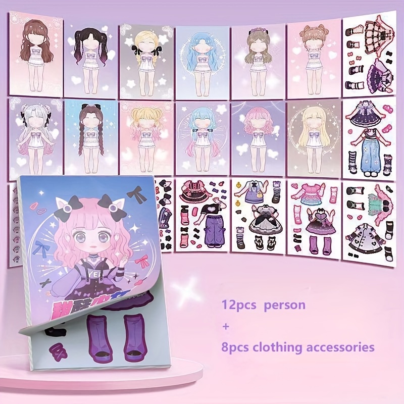 Dress Up Sticker Book Girl Sti - Book Party Games ulasan dan harga