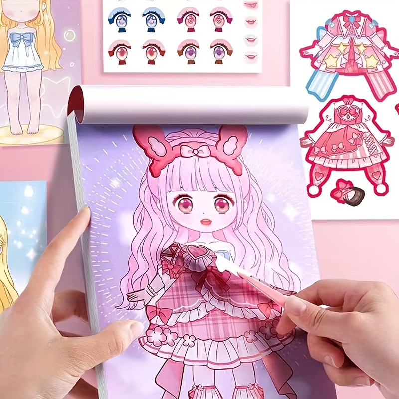 Dress Up Sticker Book Girl Sti - Book Party Games ulasan dan harga