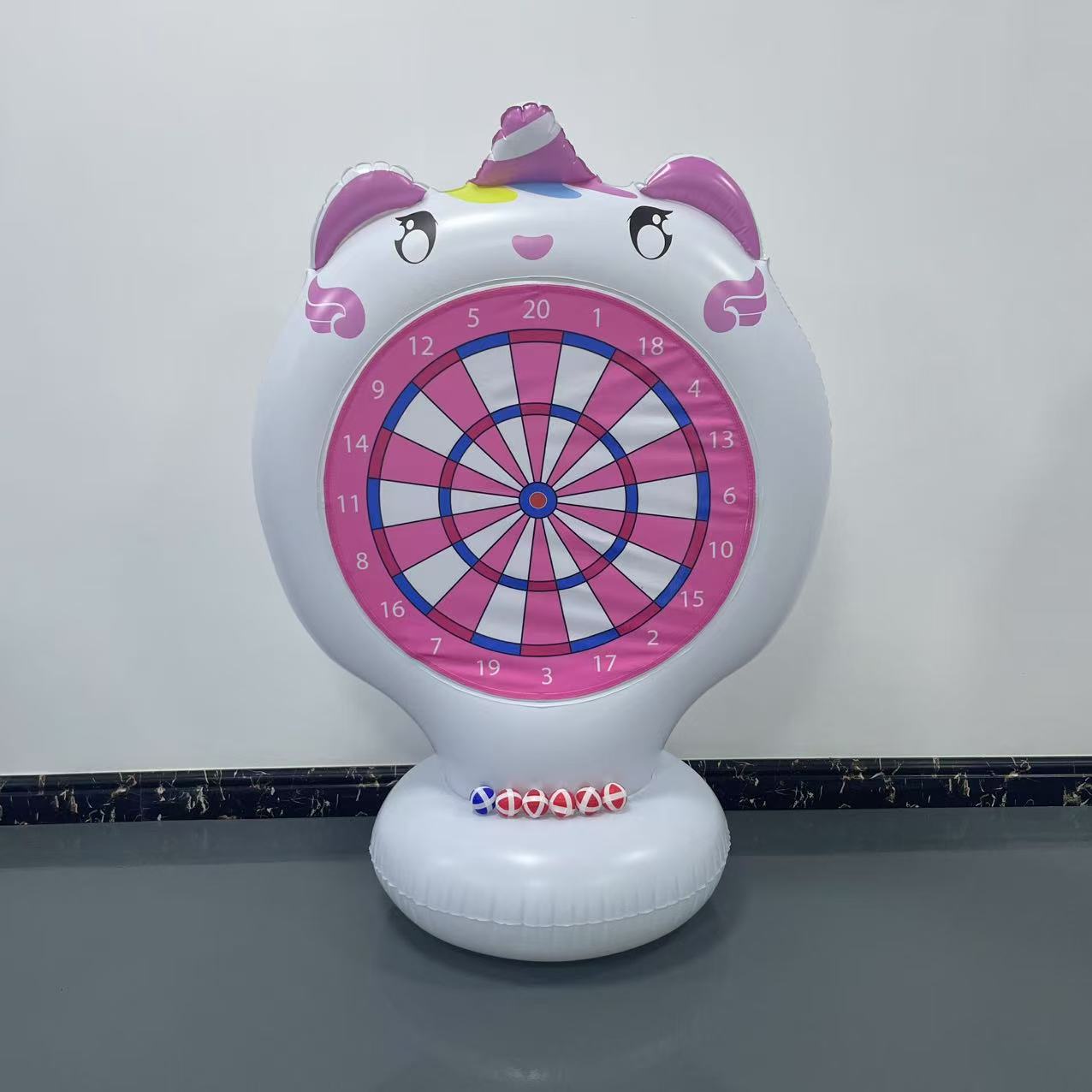 Inflatable Unicorn Throwing Ga - Party Games Kids Birthday ulasan dan harga